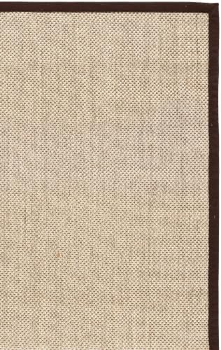 SAFAVIEH Natural Fiber Area Rug 6x9, Sisal Textured Dark Brown NF143T - Image 4