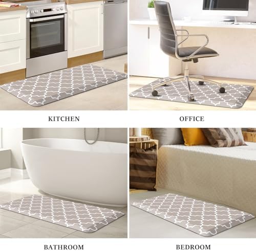 WISELIFE Anti Fatigue Mats for Kitchen Floor, 20" x 39", 4/5 Inch, Khaki - Image 5