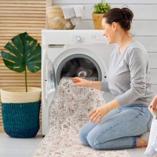 Washable Hallway Runner Rug 3x6: Non Slip Runner Rugs with Rubber Backing - Image 4