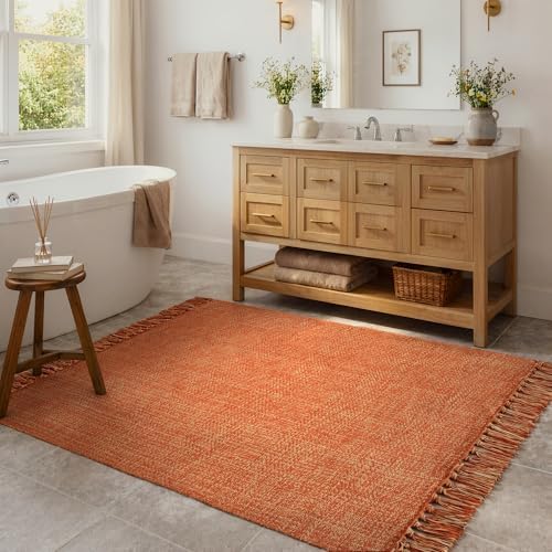 Collive 4' x 6' Living Room Area Rug, Fall Modern Comfy Bedroom Rugs - Image 3