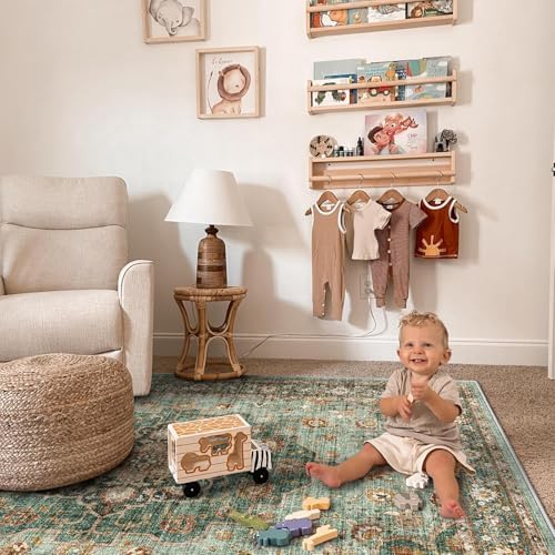 TOPRUUG Washable Oriental 12x18 Area Rug: Extra Large Rugs for Living Room - Image 5
