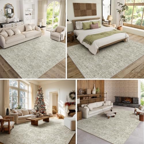 Machine Washable Rugs for Living Room: 8x10 Area Rugs for Bedroom - Image 2