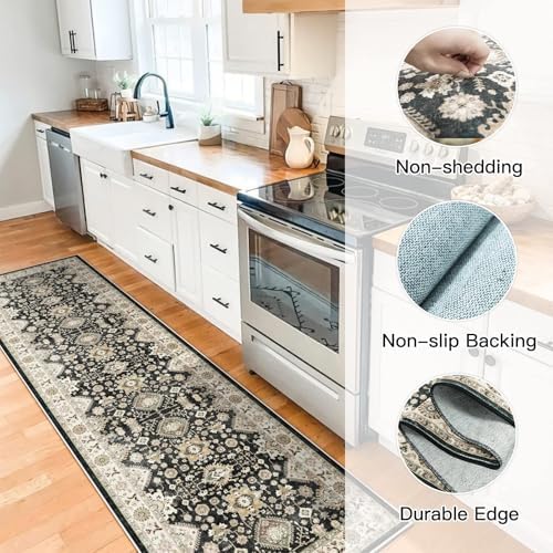 Long Hallway Runner Rug 3x22: Non Slip Runner Rugs with Rubber Backing Soft - Image 3