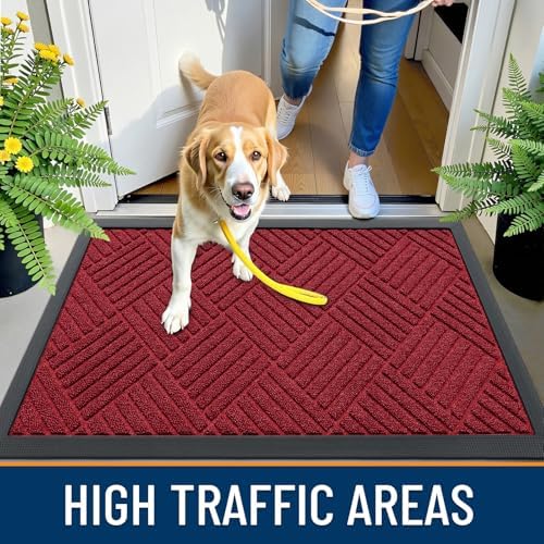 OLANLY Front Door Mat Outside Entrance 47x32, Waterproof Heavy-Duty Doormat - Image 6