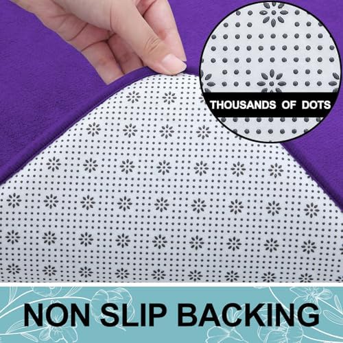 Smiry Memory Foam Bath Mat 36x24, Extra Soft and Absorbent Bathroom Rugs - Image 6