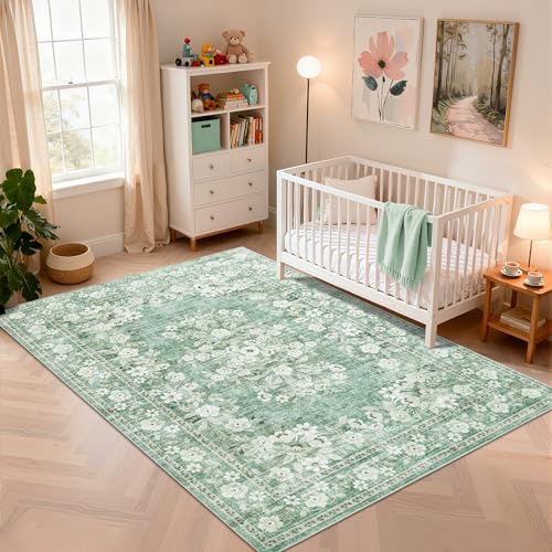 GarveeHome 5x7 Area Rug for Living Room Vintage Floral Rugs - Image 2