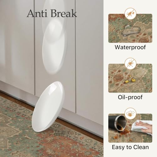 GENIMO Anti Fatigue Kitchen Mats for Floor 2PCS, Standing Rugs,Multi - Image 5