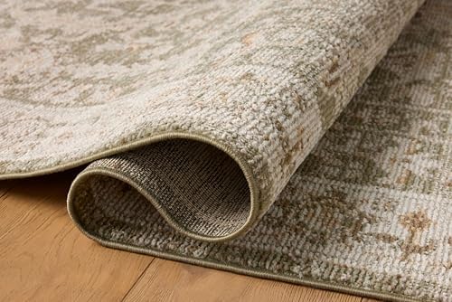 Loloi Magnolia Home Pace Forrest/Natural 5'-3" x 5'-3" Round Area Rug - Image 6