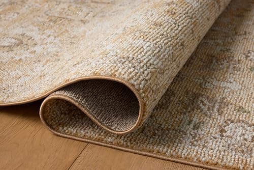 Loloi Magnolia Home Pace Sunset/Stone 18" x 18" Sample Rug - Image 5