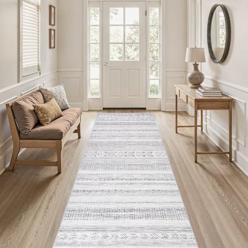 cotiled Hallway 3x8 Runner Rugs Washable Boho Moroccan Soft Rug - Image 2
