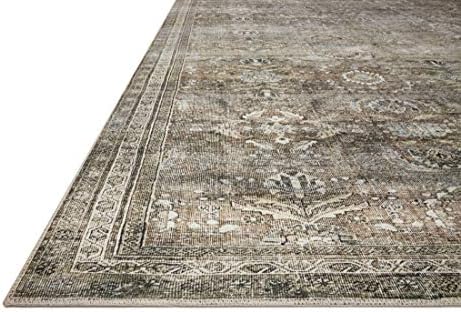 Loloi Layla Antique/Moss 2'-6" x 12'-0" Runner Rug - Image 6