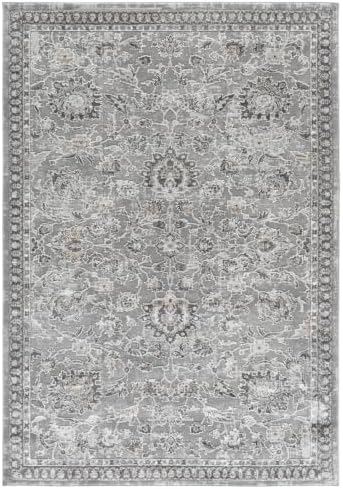 SAFAVIEH Parker Area Rug 4x6, Textured Grey PRK158F - Image 2