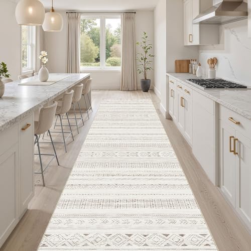 cotiled Hallway 2.6x8 Runner Rugs Washable Boho Moroccan Soft Rug - Image 6