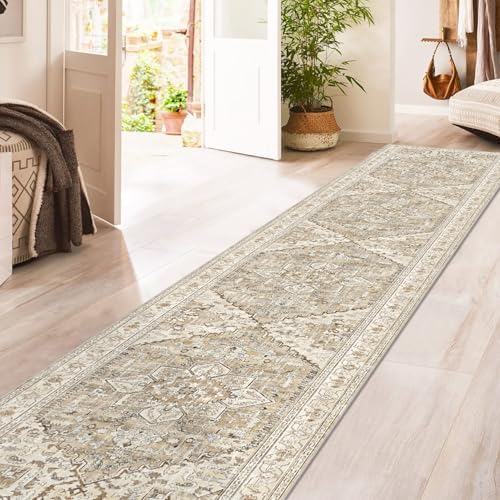Yamaziot Washable Runner Rug, 2x12 Non-Slip Boho Hallway Kitchen Rug - Image 6