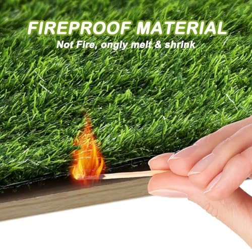 CooZero Artificial Grass, 47.3"x31.5" Professional Dog Grass Mat, Potty Training Rug and Replacement Turf Outdoor Rug Patio Lawn Decoration, Easy to Clean with Drainage Holes(47.3x31.5 inches) - Image 5