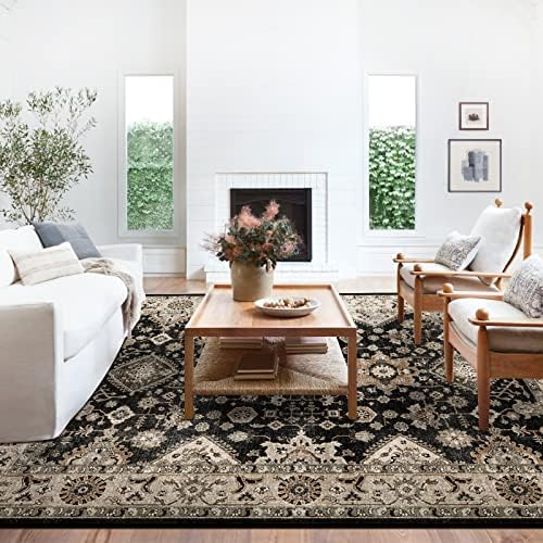 Washable Area Rug 5x7 for Living Room: Thin Non Slip Runner Rug for Bedroom - Image 2