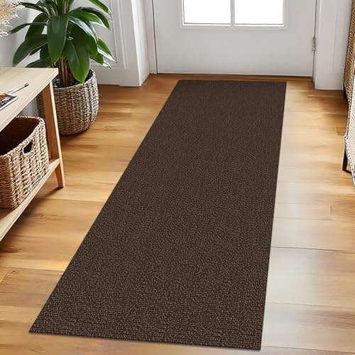 EARTHALL Washable Runner Rug, Non Slip Door Runner, 2x5 Ft, Brown/Coffee by Unknown