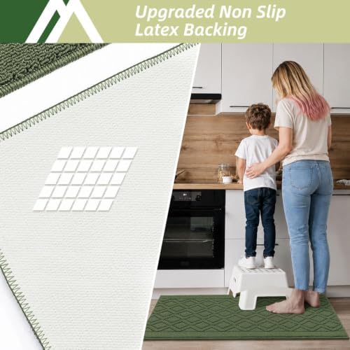COSY HOMEER Kitchen Rugs and Mats 20"x48" Non Slip Kitchen Mats for Floor - Image 4