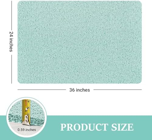 LuxStep Shower Mat Bathtub Mat,Non-Slip Bath Mat with Drain, Quick Drying - Image 2