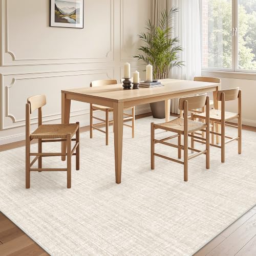 5x7 Area Rugs for Living Room,Large Washable Rug,Beige - Image 5