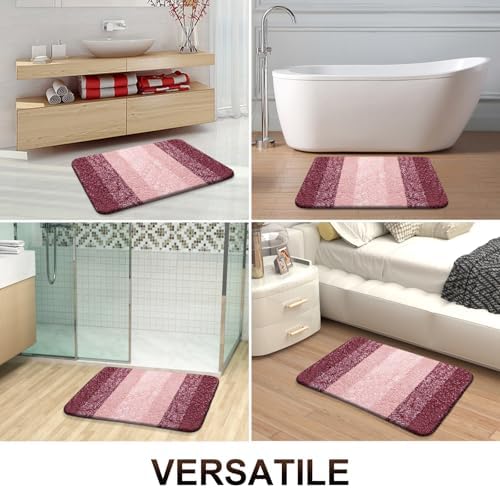 OLANLY Bathroom Runner Rug 47x24, Extra Soft Absorbent Microfiber Bath Rugs - Image 6