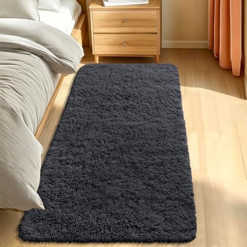 Smiry Area Rugs for Living Room Bedroom 2x8 ft, Fluffy Washable Carpet by Smiry
