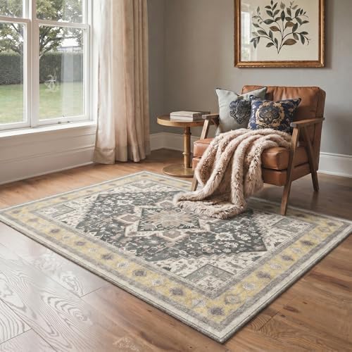 GENIMO 8x10 Outdoor Rug, Washable Quick Dry for Patio, Dusty Ochre - Image 7