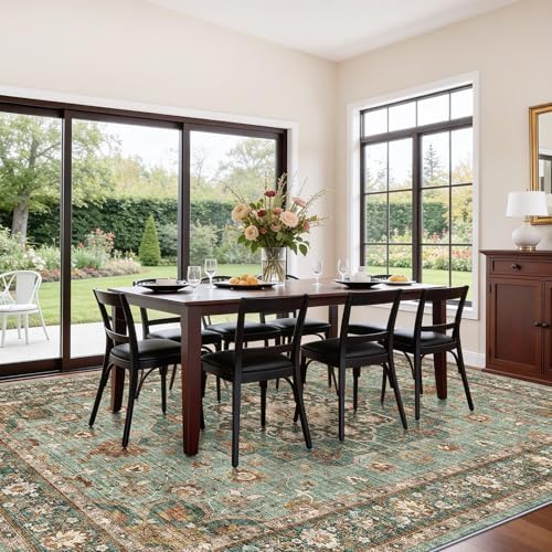 TOPRUUG Washable 10x13 Area Rug: Ultra Soft Living Room Area Rug Under Sofa - Image 4