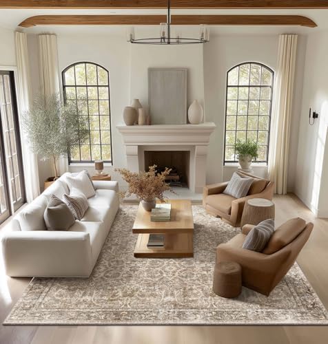 Machine Washable Rugs for Living Room: 10x14 Area Rugs for Bedroom - Image 4