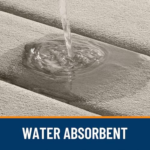 OLANLY Memory Foam Toilet Rugs U Shaped 24x20, Super Soft and Absorbent - Image 5