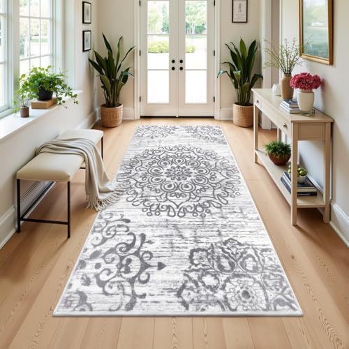 HEBE Hallway Runner Rug 3'x6', Washable Non Slip Kitchen Rug Runner - Image 6