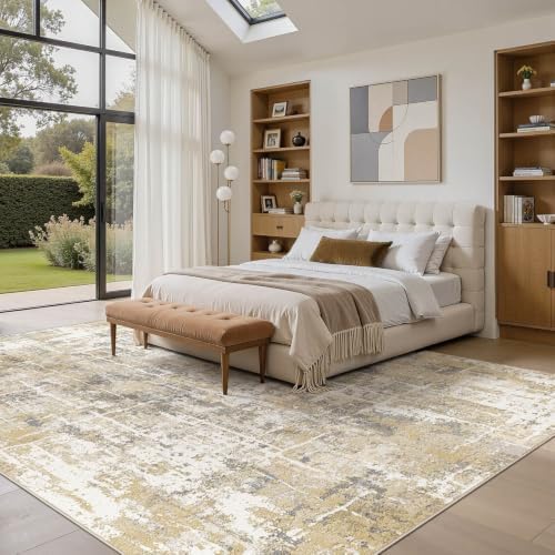 DMOYEST Area Rug Living Room Rugs 9x12 Washable Abstract Carpet - Image 3