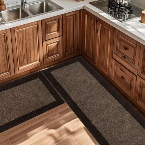 Kitchen Rugs Set (24" x 36"+ 24" x 60"), Runner Rug Roll Packing - Image 6