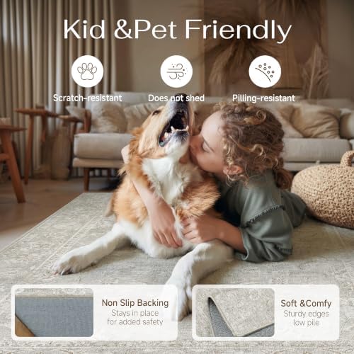 2x5 Grey Neutral Runner Rug - Image 3