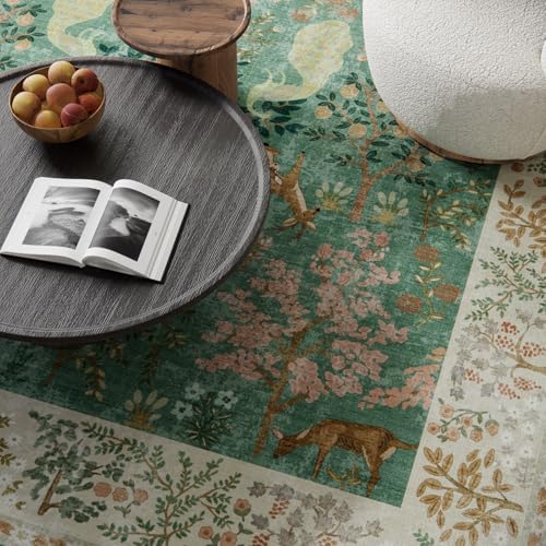 2x3 Washable Throw Rugs for Entryway: Small Area Rug Door Mat Indoor Entrance Non-Slip Low Pile Soft Kitchen Rug for Front Door Indoor Entrance Entry Bedroom Kids Room - Image 3