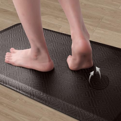 Anti-Fatigue Kitchen Mats for Floor Standing and Comfort Desk Mats 17"x28" - Image 3