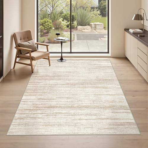 3x5 Rug for Entryway,Washable Area Rug,Brown - Image 3