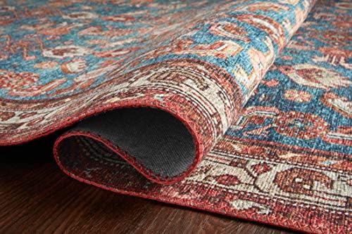 Loloi Layla Marine/Clay 2'-0" x 5'-0" Accent Rug - Image 5