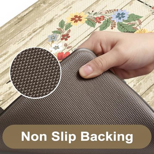 KIMODE Anti Fatigue Mats for Kitchen Floor Comfort Cushioned Rugs Sets of 2 - Image 4
