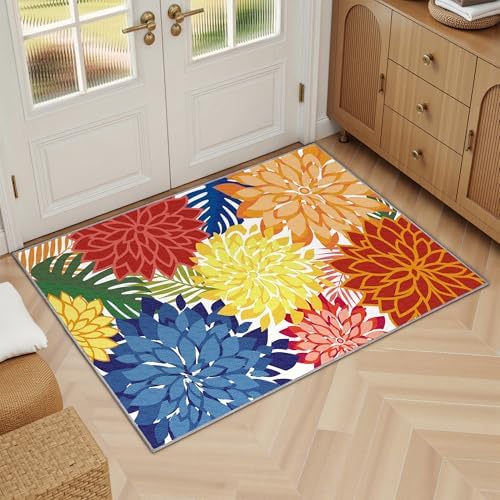 Arenarug Outdoor Rug Waterproof, Washable Patio Rug for Deck, 2x3, Colorful - Image 6