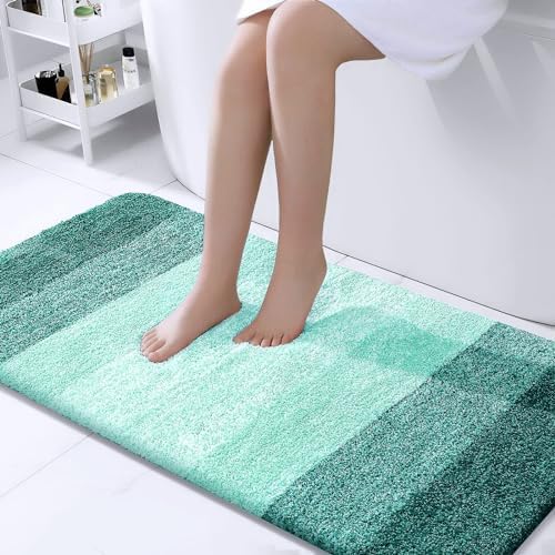 OLANLY Bathroom Runner Rug 47x24, Extra Soft Absorbent Microfiber Bath Rugs by OLANLY
