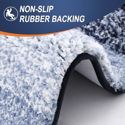 OLANLY Bathroom Runner Rug 45x27, Extra Soft Absorbent Microfiber Bath Rugs - Image 5