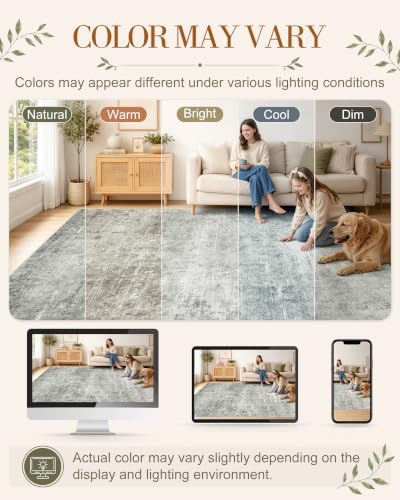 OLANLY 2'6"x12' Washable Runner Rug, Non Slip Carpet for Hallway Kitchen - Image 2