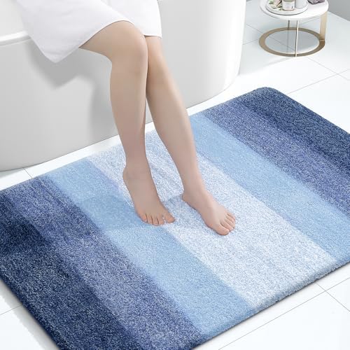 OLANLY Large Bathroom Rugs 44x32, Extra Soft Absorbent Microfiber Bath Rugs by OLANLY