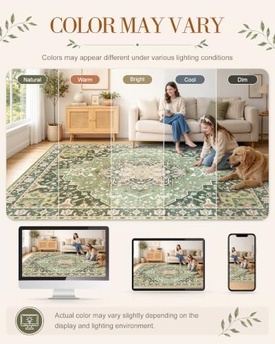 OLANLY 2'6"x12' Washable Runner Rug, Non Slip Carpet for Hallway Kitchen - Image 2