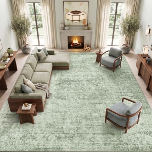 Homemate Washable Rug 9x12 Area Rugs - Vintage Rugs for Living Room by Homemate