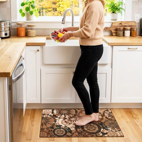 Washable 2x3 Entry Rug, Boho Small Throw Rugs for Entryway Door Mat by Quntue