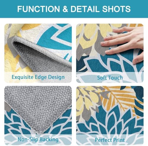 Arenarug Outdoor Rug Waterproof, Washable Patio Rug for Deck, 5x8, Ocean - Image 6