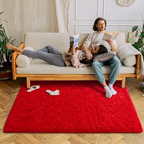 Chicrug Soft Area Rugs for Bedroom Living Room Plush Fluffy Rug 4x6 - Image 3