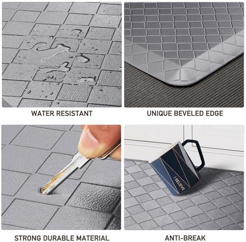 HappyTrends Kitchen Floor Mat - 4/5 Inch Thick Anti-Fatigue Kitchen Rug - Image 2